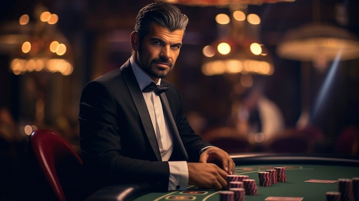Tampilan meja European Roulette live dengan dealer profesional di studio kasino sparta888
